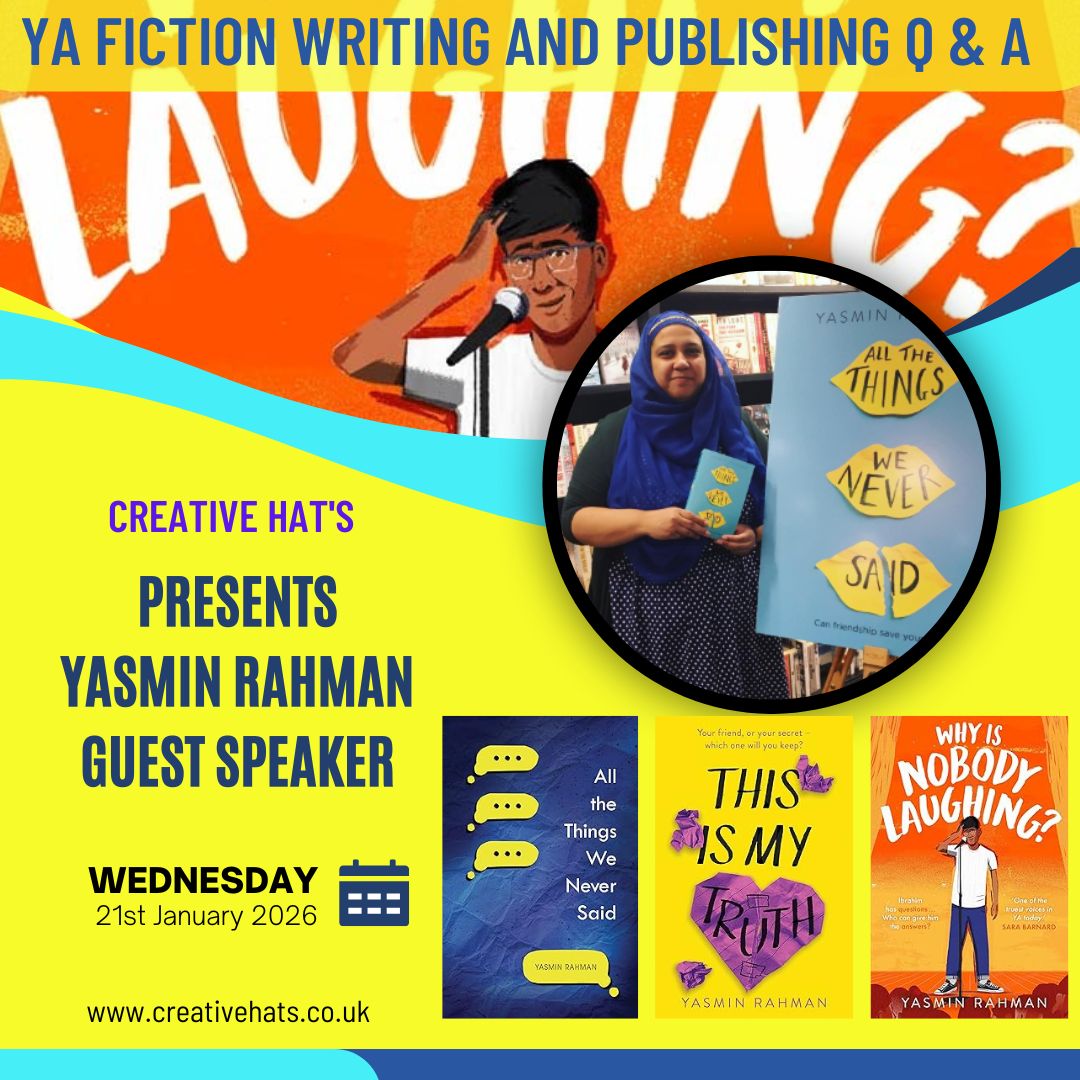 Guest Speaker Yasmin Rahman joins Creative Hats Press